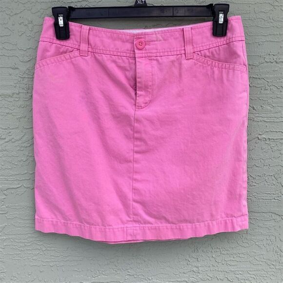 Lilly Pulitzer Women's Pink Mini Skirt Size 8 with Pockets - Picture 1 of 11